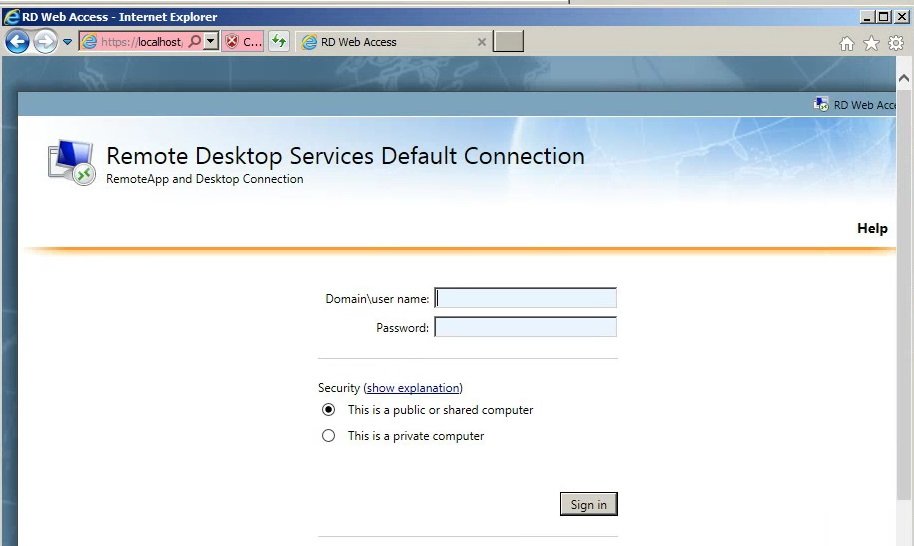 TUTOS.EU : Installer Remote Desktop Web Access sur un RDS 2008 R2