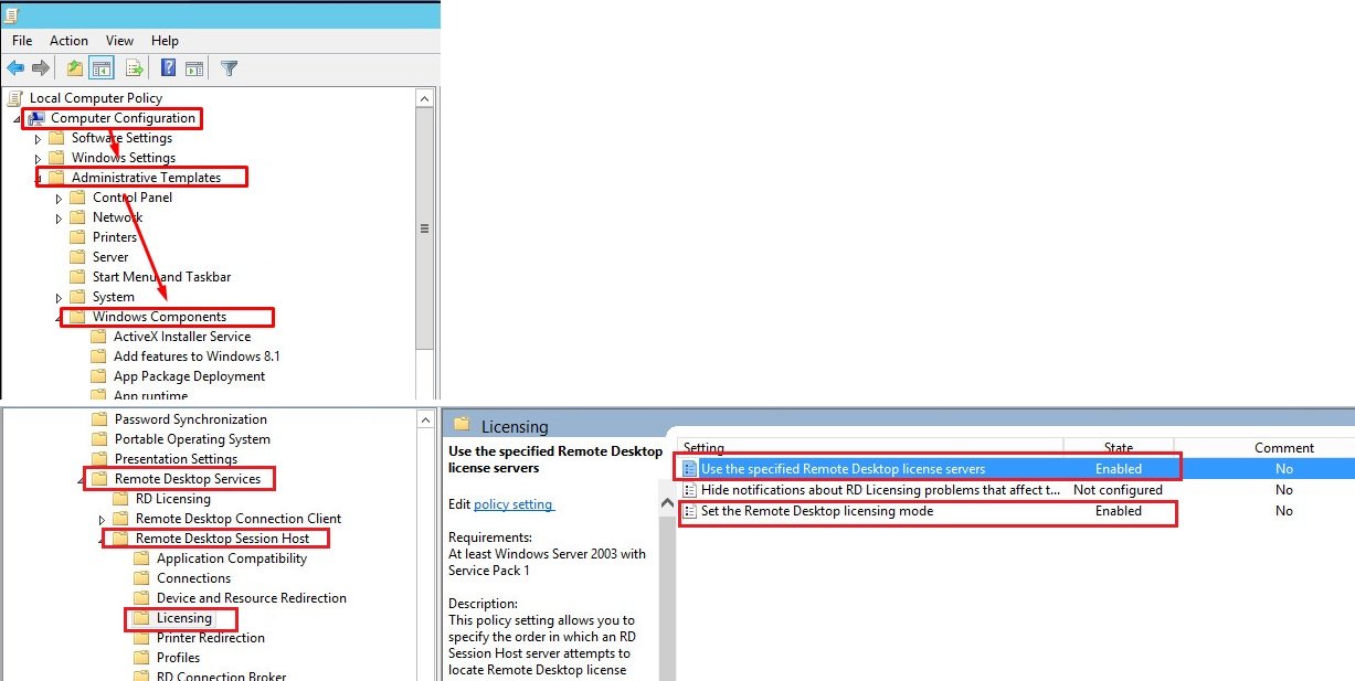 Не найденный в rdc запрос. Computer configuration -> Administrative Templates -> Windows components. Remote desktop connection Computer Windows Server. Windows components\Remote desktop services\Remote desktop connection client\