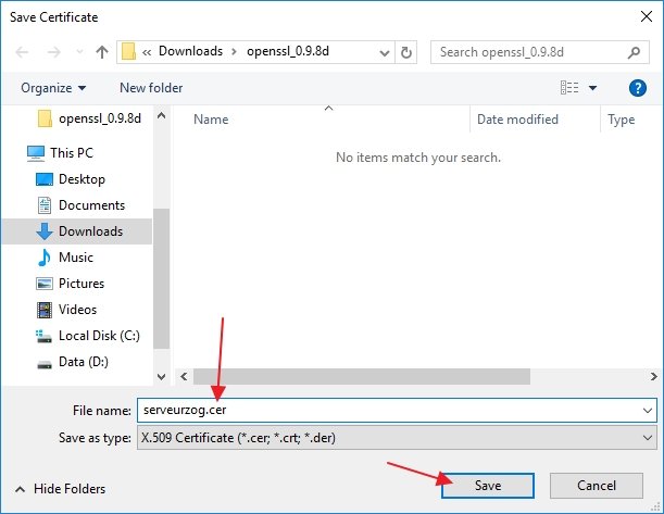 TUTOS.EU : Créer un certificat avec une autorité de certification Windows